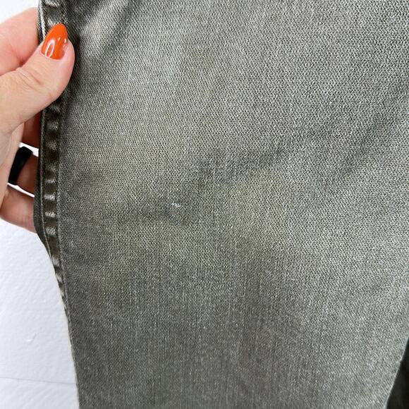 LEVI'S 511 Gray Green Cotton Denim Jeans Straight Leg Pants Size 29 x 32 - Picture 10 of 10